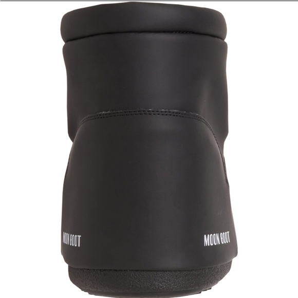 MOON BOOT Icon Low No Lace Rubber Boots BLACK EU 36/38 39/41 NEW - Picture 5 of 7